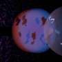 Two-color X-ray pulses capture the same nanoparticle at two moments in time