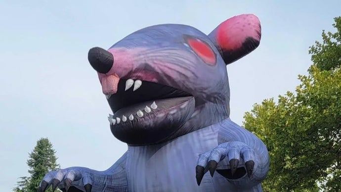 Xbox CEO Asha Sharma's internal playthrough of The Elder Scrolls 6 disrupted by a giant inflatable rat, as Bethesda union protests cuts
