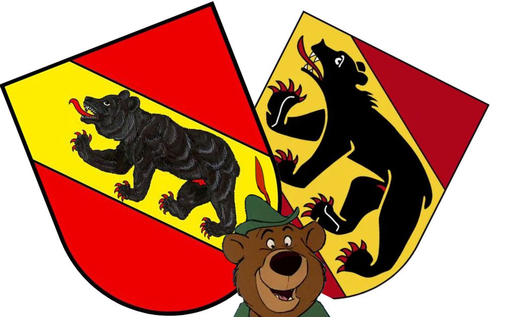 Swiss canton to keep bear penis on coat of arms