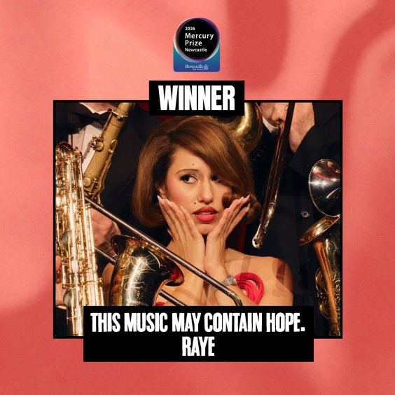 Raye Wins 2026 Mercury Prize