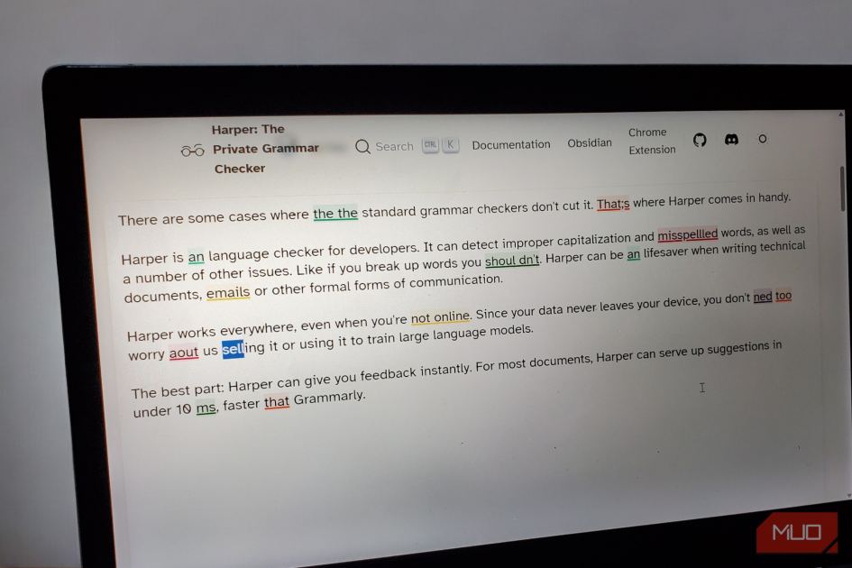 My favorite Grammarly alternative checks writing entirely on my device
