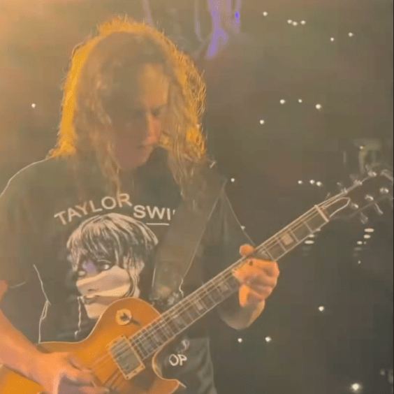 The Swifties Are Coming For Metallica’s Kirk Hammett