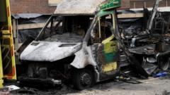 Three charged over Jewish charity ambulance fires