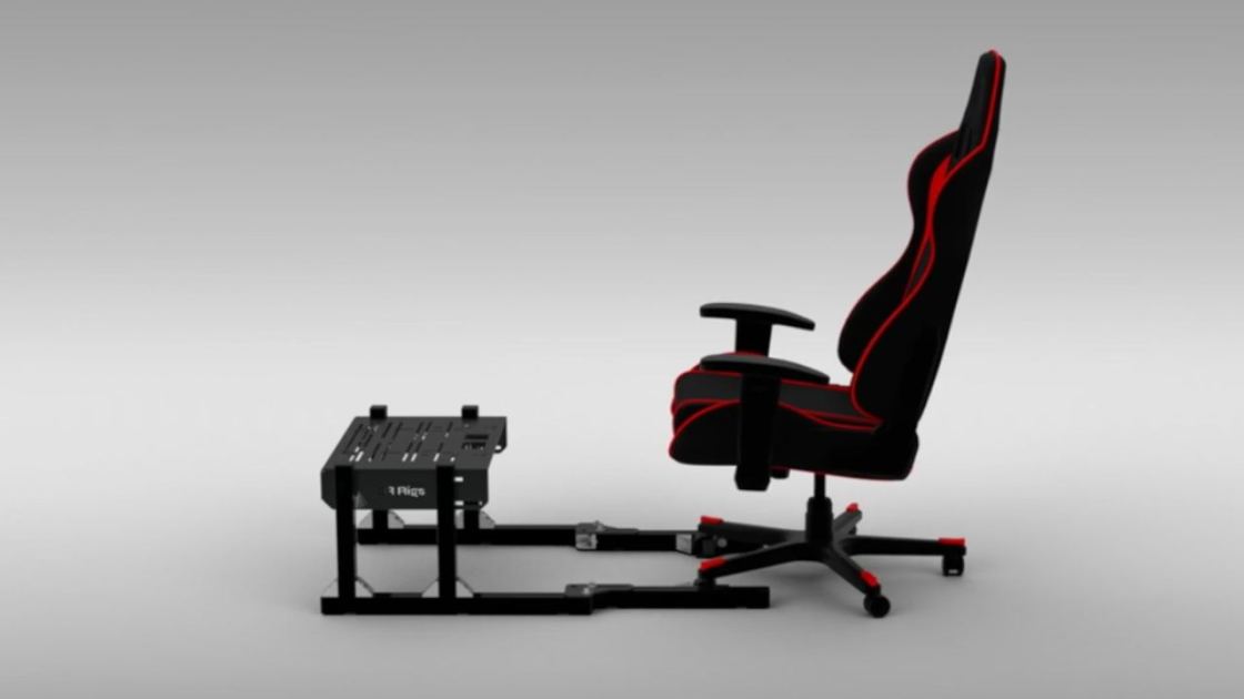  This simple gaming chair bracket could have saved me years of sim racing with two wooden blocks holding my pedals in place 