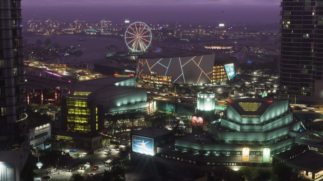 GTA 6 Lights Up Miami's Kaseya Center 
