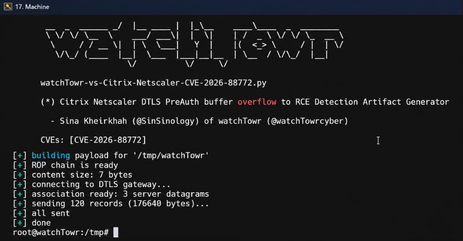 Citrix NetScaler CVE-2026-88772 Exploit Details Show Pre-Auth Path to Shellcode Execution