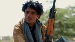Inside Yemen's front-line city as Houthis battle for control