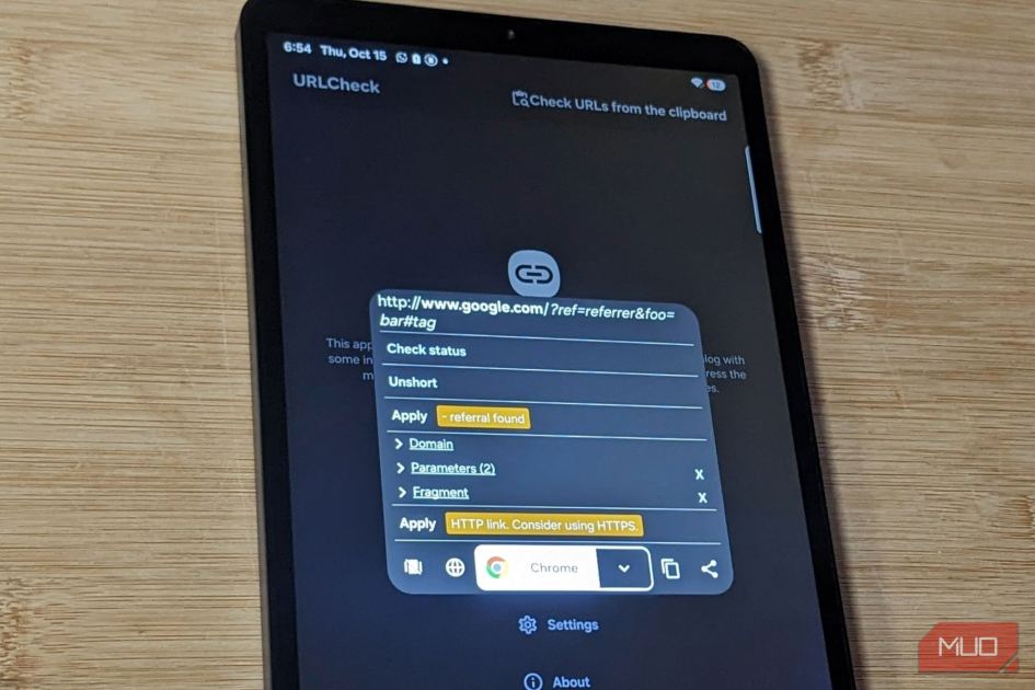 I changed what happens when I tap a link on Android and there's no reason to do it the old way anymore