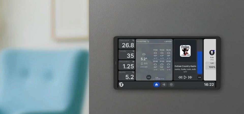 Shelly Turns Its Wall Display Into A Matter Controller Smart Home Hub