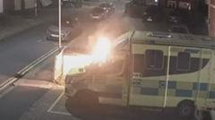 Arson attack on Jewish charity ambulances investigated by counter-terror police
