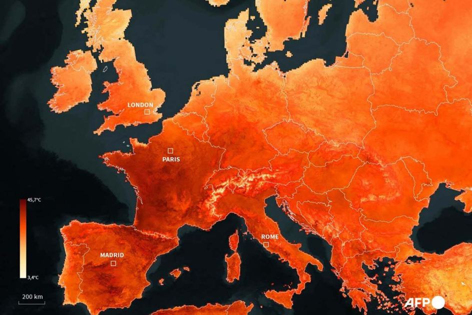 Europe’s heatwave is the hottest and most humid ever