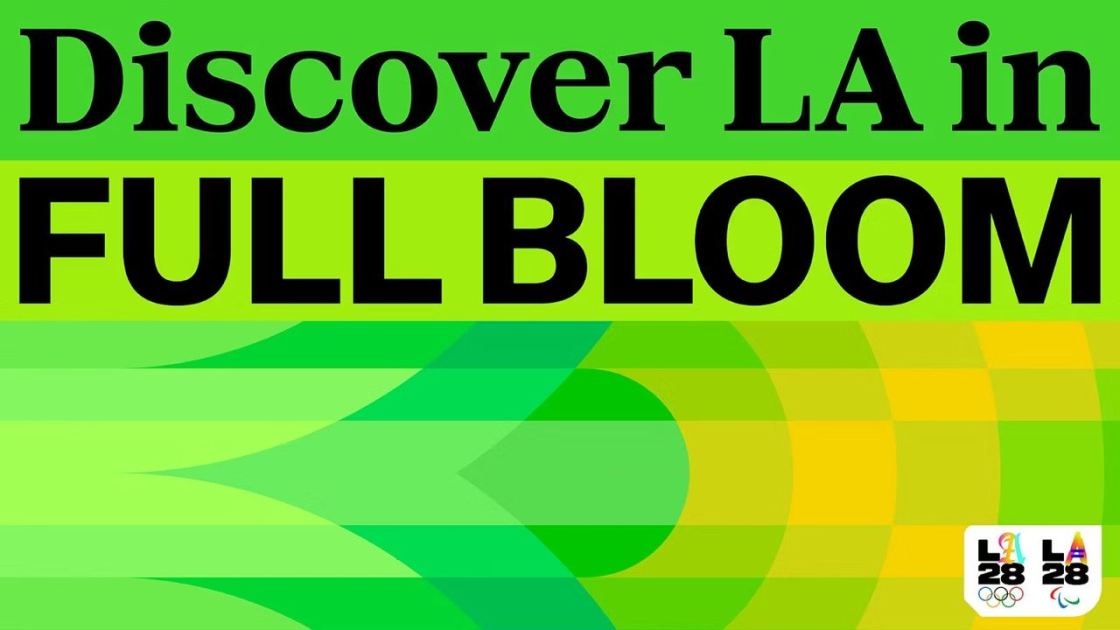  The new LA Olympics branding is blooming beautiful 