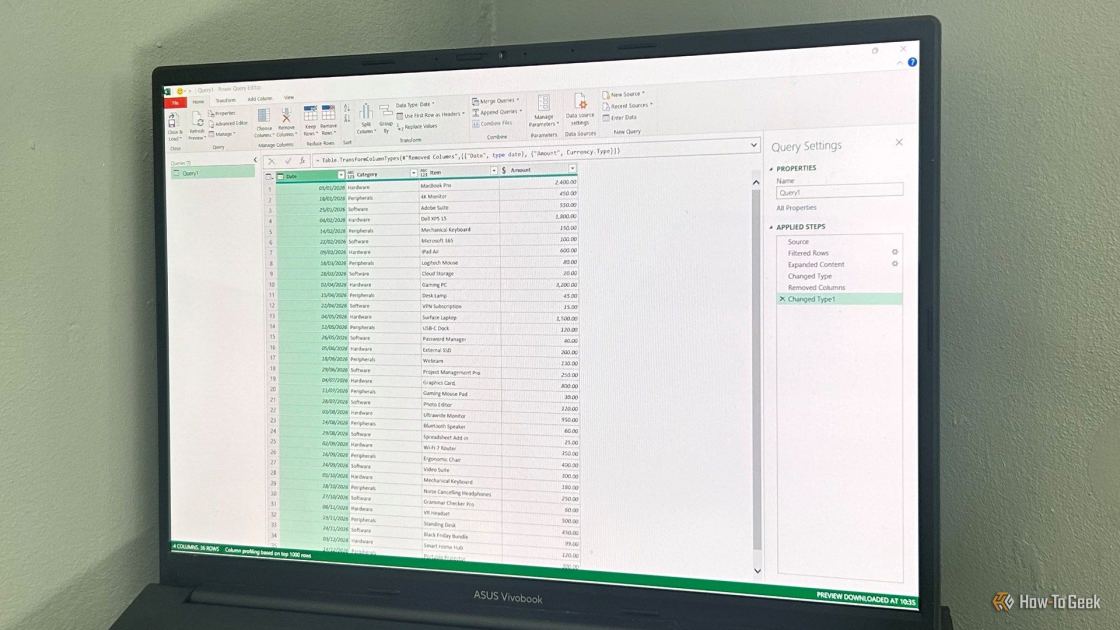 How to quickly fix CSV files in Excel using Power Query