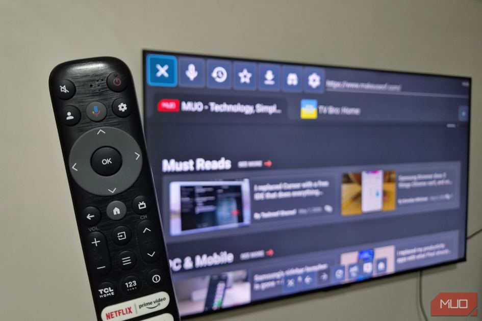 I installed a browser on my smart TV, and it changed how I use it