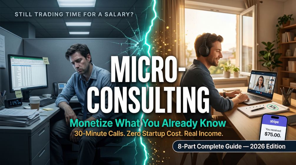 Micro-Consulting: Monetize Your Knowledge in 30-Minute Calls