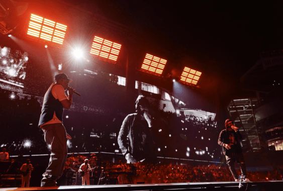 Jay-Z Brings Out Eminem, Slick Rick, & Pharrell At Yankee Stadium Night 2