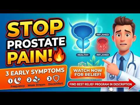 Stop Prostate Pain! 3 Early Symptoms You Shouldn't Ignore & How to Relieve It #prostatehealth