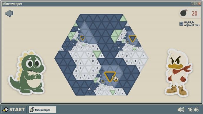 Minesweeper: Next-Gen adds layers of unholy tessellation and recursive sorcery to a blameless cult classic