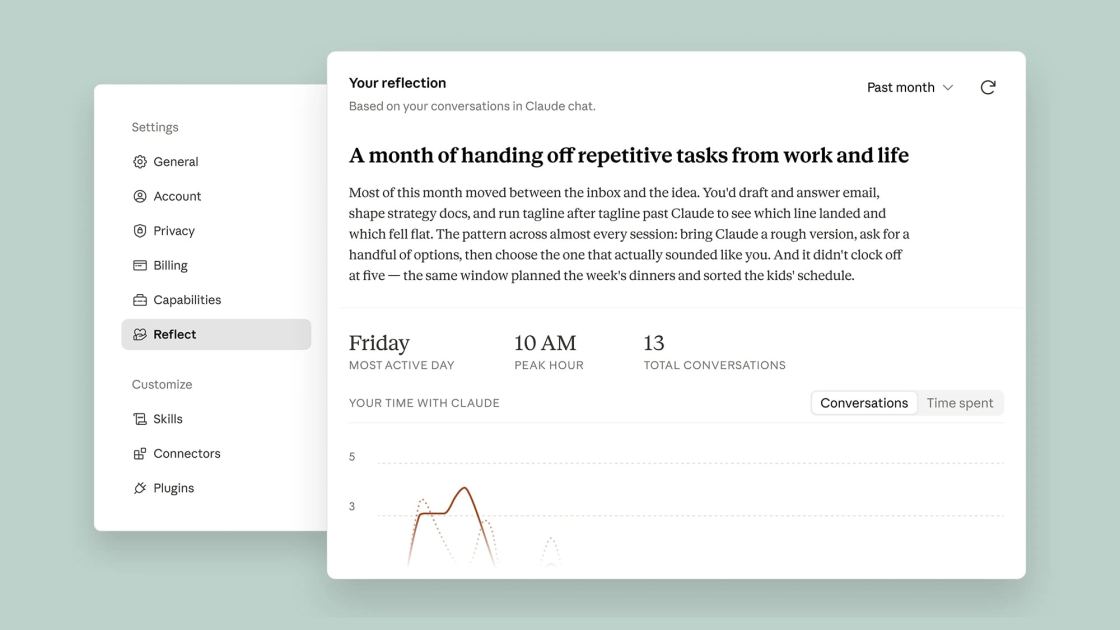'Claude Reflect' Is Like Spotify Wrapped for Your AI Chat History