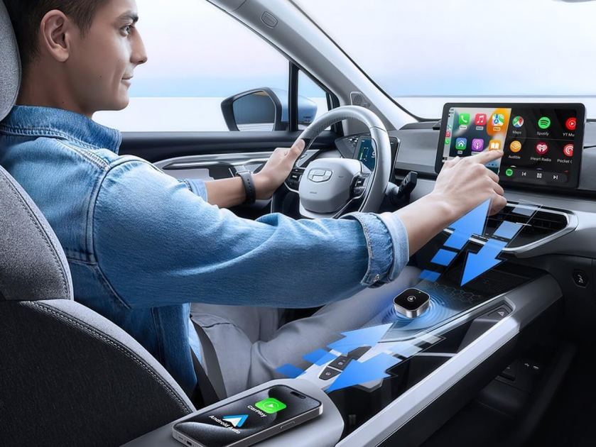 A $35 adapter lets you wirelessly connect to wired CarPlay