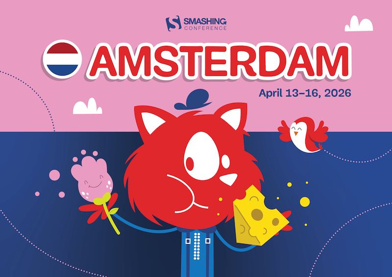 Say Cheese! Meet SmashingConf Amsterdam 🇳🇱