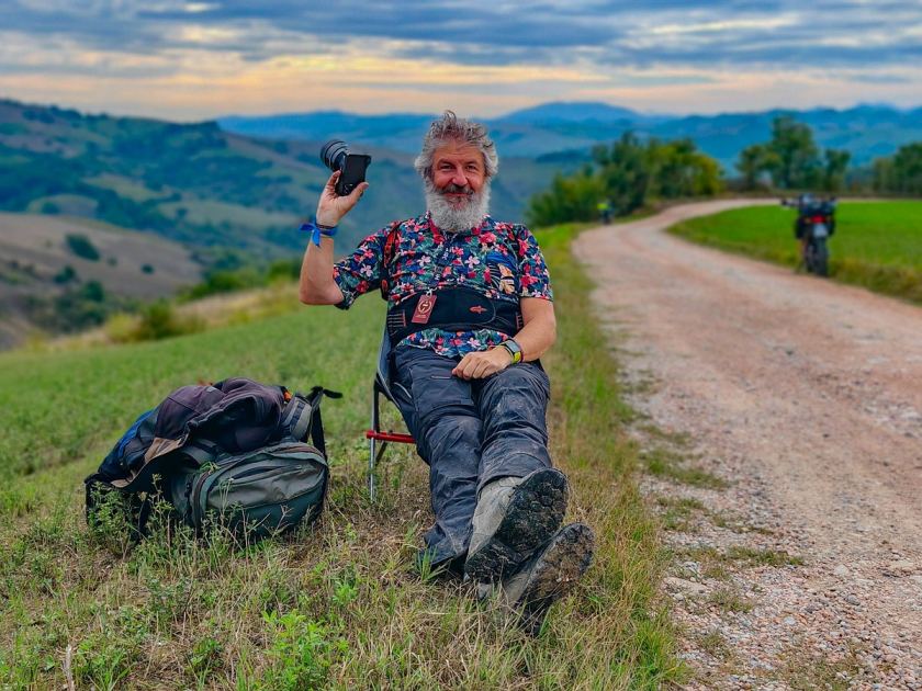 Motorcycle ready: the versatile kit of Italian DPReview reader Ciaccio