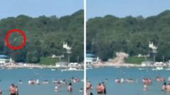 Russia says seven killed and 40 injured by Ukrainian drone hitting busy beach