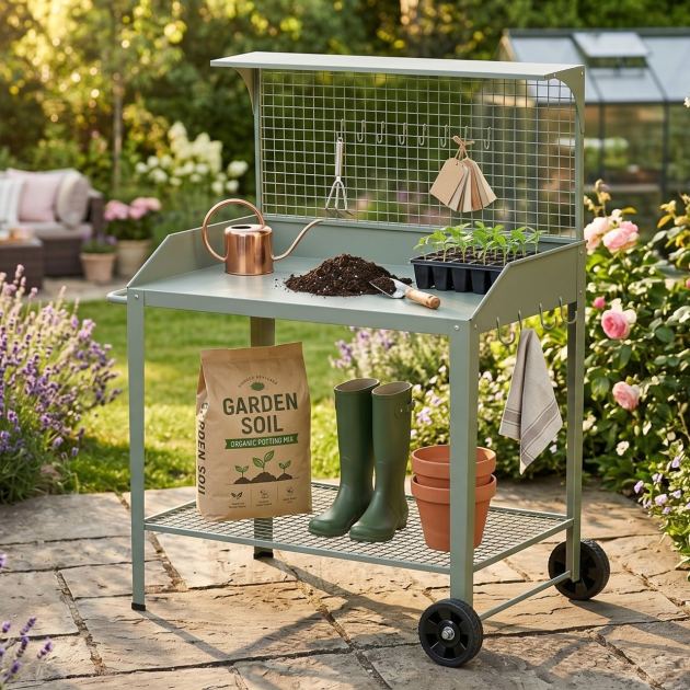  I Wanted a Potting Bench That Was Stylish, Functional & Affordable – I Found the Perfect One for $100, Plus 8 Other Great Options 