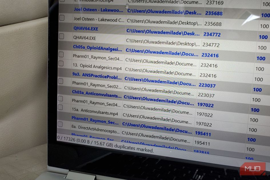 I recovered gigabytes of storage by running this free duplicate file finder