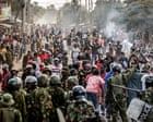 Man shot during protest against proposed US Ebola quarantine facility in Kenya