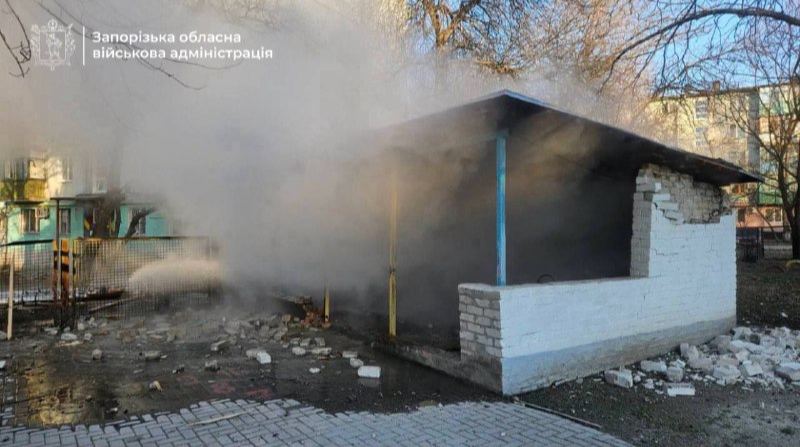 Окупанти атакували дитсадок і багатоповерхівки в Запоріжжі