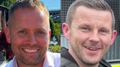 Families of two police officers killed in crash say they were heroes