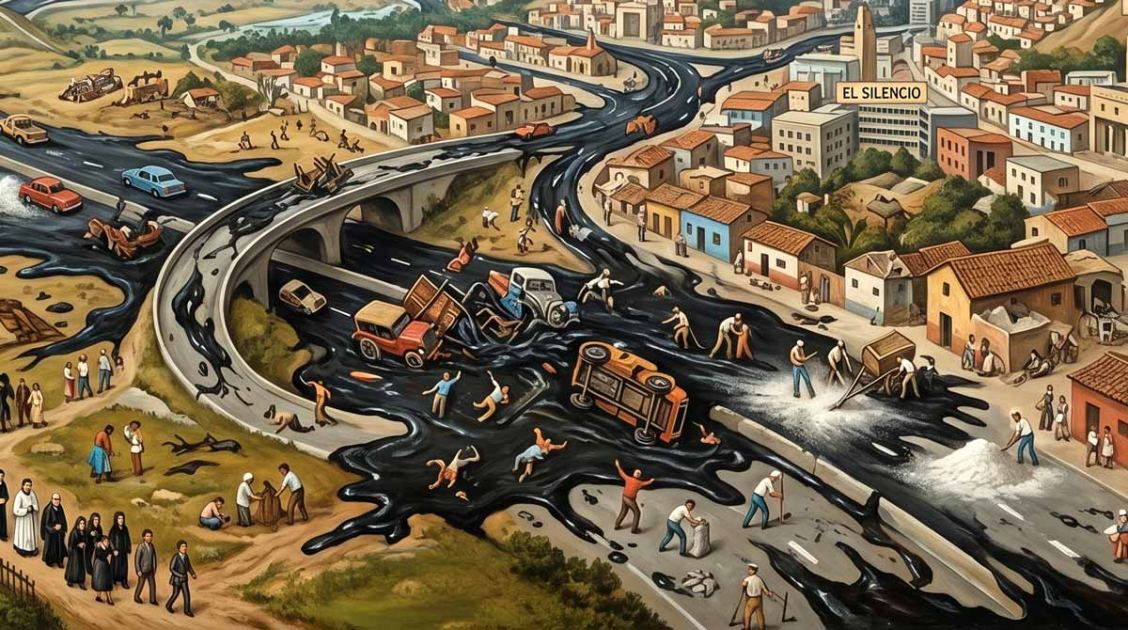 Caracas has a mysterious black highway goo that has killed 1,800 people