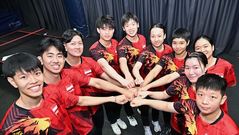 Singapore's young table tennis team confident but face 'uphill battle' at Asian Games
