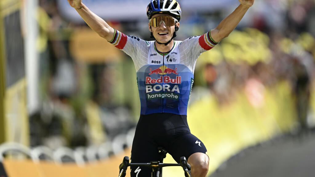 Olympic champ Evenepoel wins Tour de France 15th stage