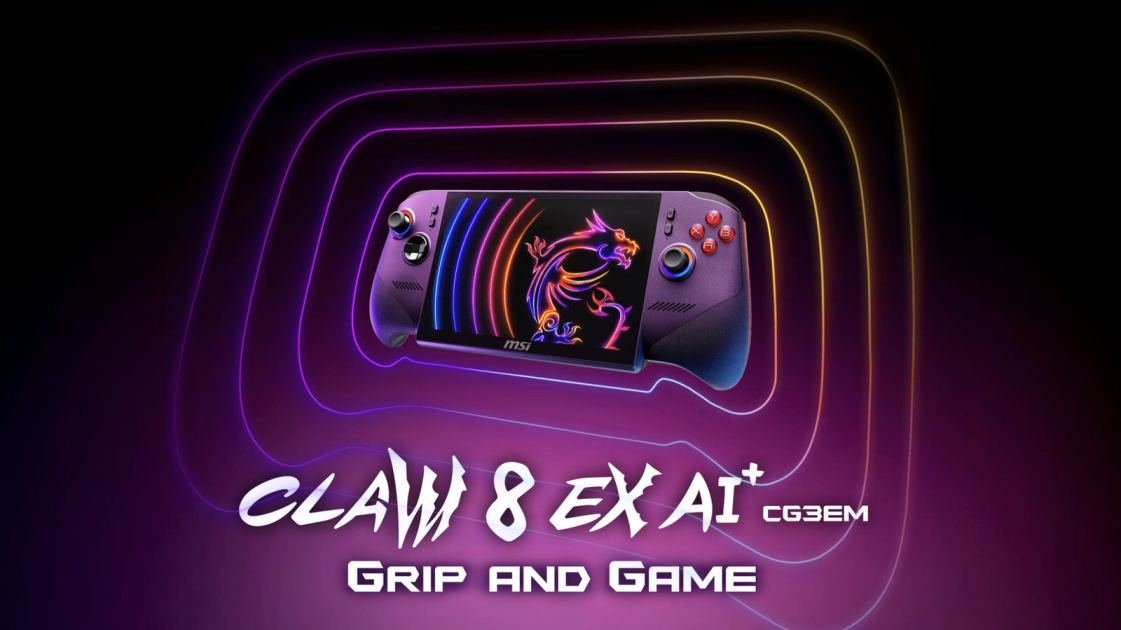 MSI's Claw 8 EX AI+ handheld comes out on June 23