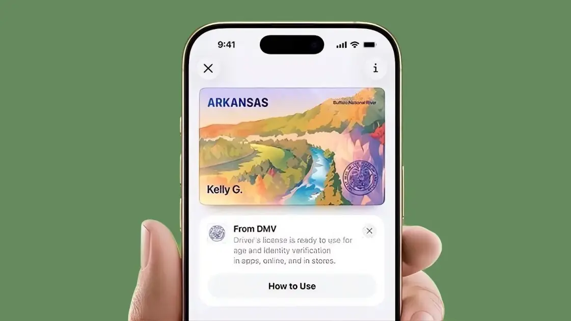 iPhone users  can now store their Arkansas driver’s license in Apple Wallet