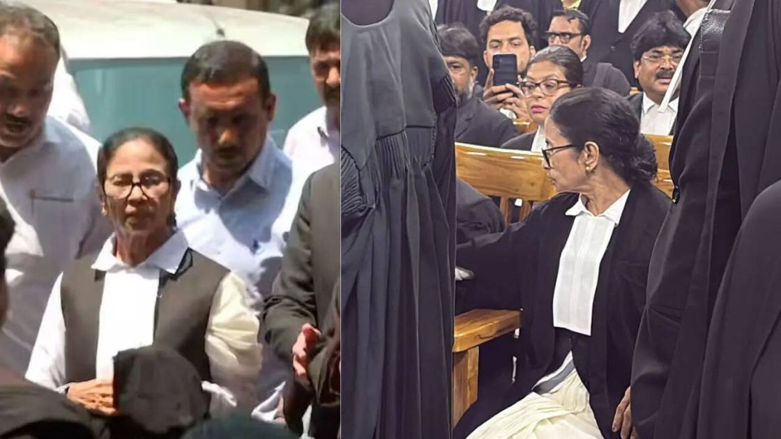 'Bengal not bulldozer state': Mamata dons lawyer’s gown, argues post-poll violence case in HC