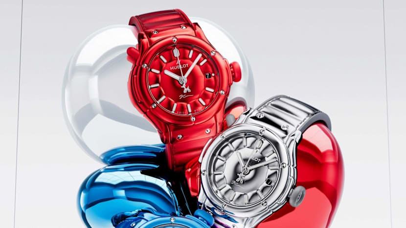 Hublot and Jeff Koons transform the Classic Fusion watch into wearable pop art