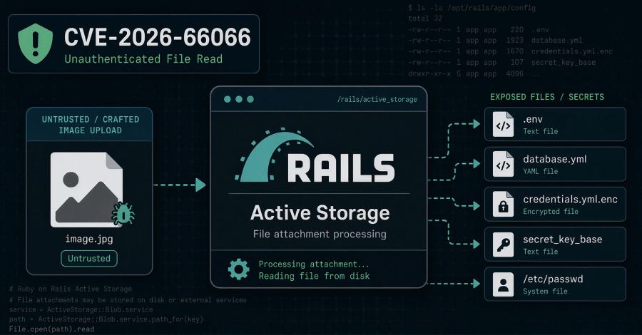 Critical Rails Flaw Could Let Unauthenticated Attackers Read Server Files via Image Uploads