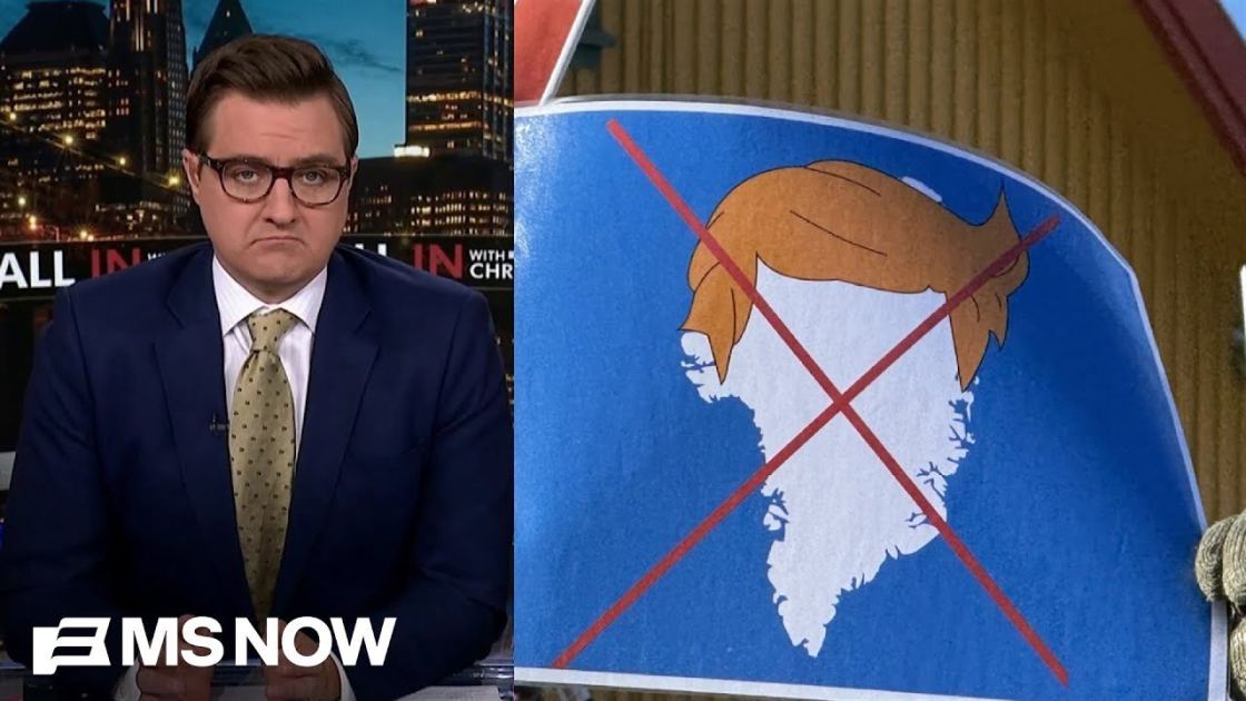 Chris Hayes’ map-based theory behind Trump’s Greenland obsession