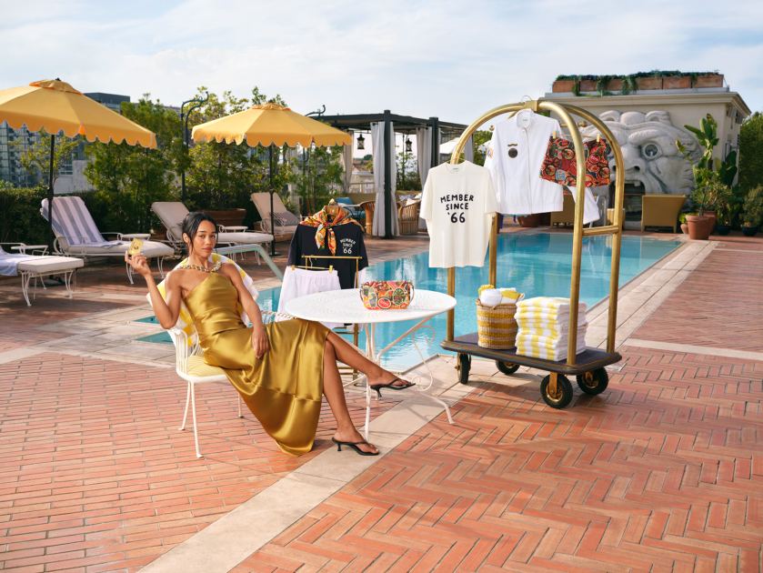 American Express and Los Angeles-Based Label Staud Team Up on Resortwear Capsule, Alongside Campaign Starring Laura Harrier