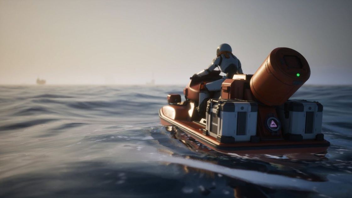  Seafaring survival sim The Last Caretaker gets a big update that adds a speedy jet ski and lets you customise your base-boat 