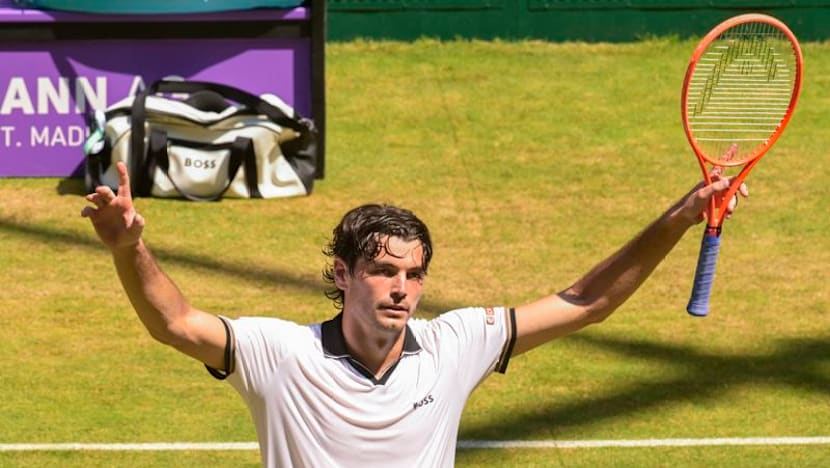 Fritz rallies past Zverev to seal Halle final spot