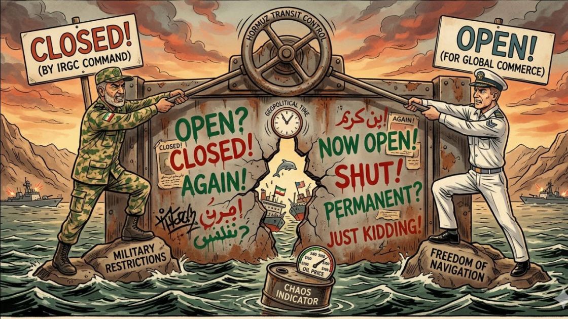 Open, shut, open, shut: What's up with Strait of Hormuz?