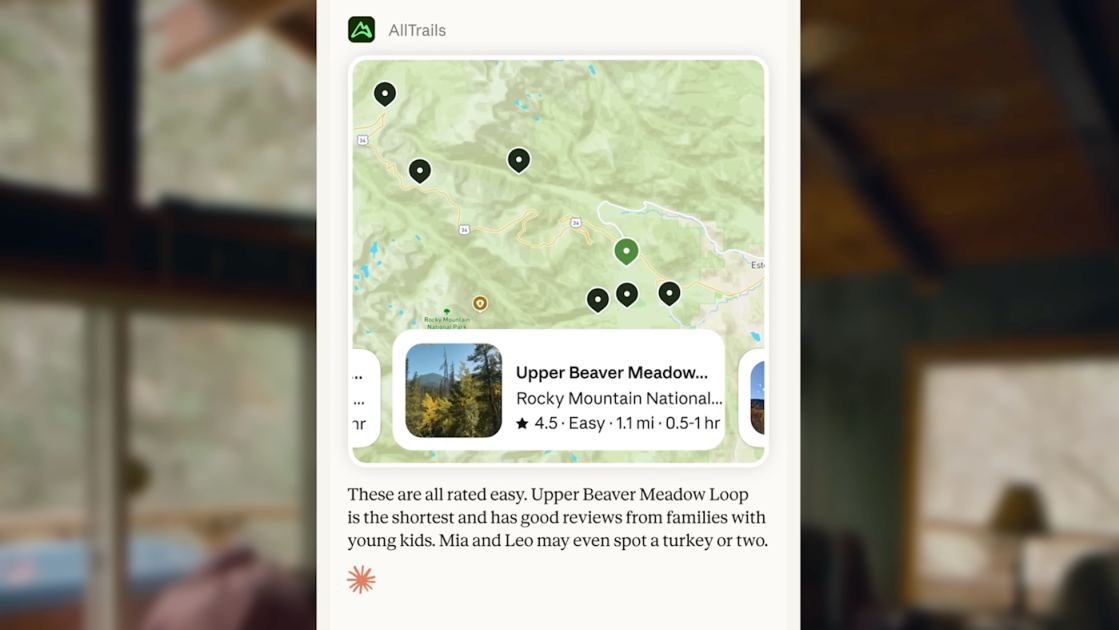 Claude can now connect to lifestyle apps like Spotify, Instacart and AllTrails