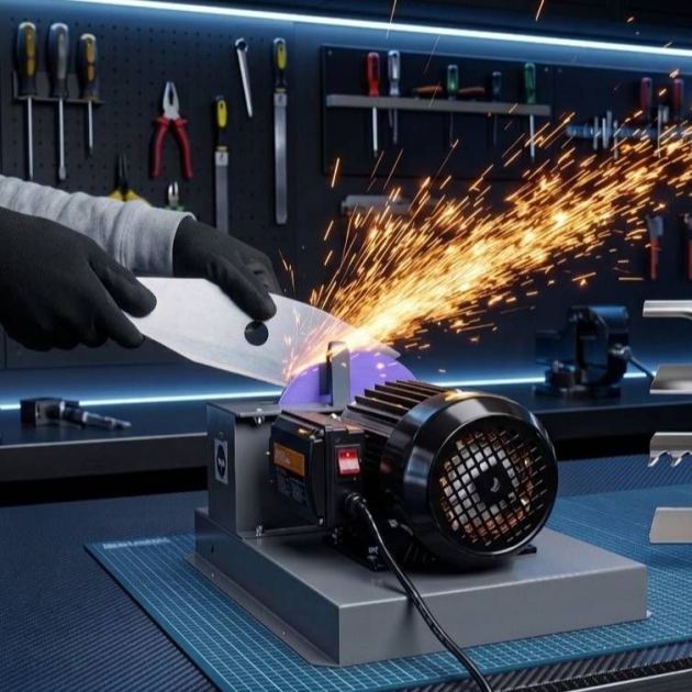  This Blade Sharpener Is the Only Lawn Mower Tool You'll Ever Need 