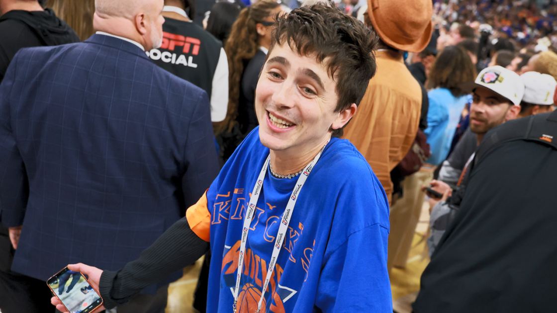 Timothée Chalamet Takes Shot at the Oscars After Knicks Win NBA Championship