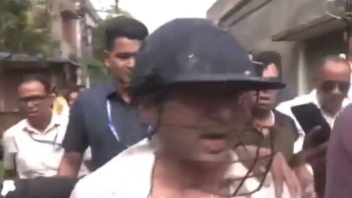 Watch: TMC's Abhishek Banerjee attacked by mob in Bengal, eggs &amp; stones hurled