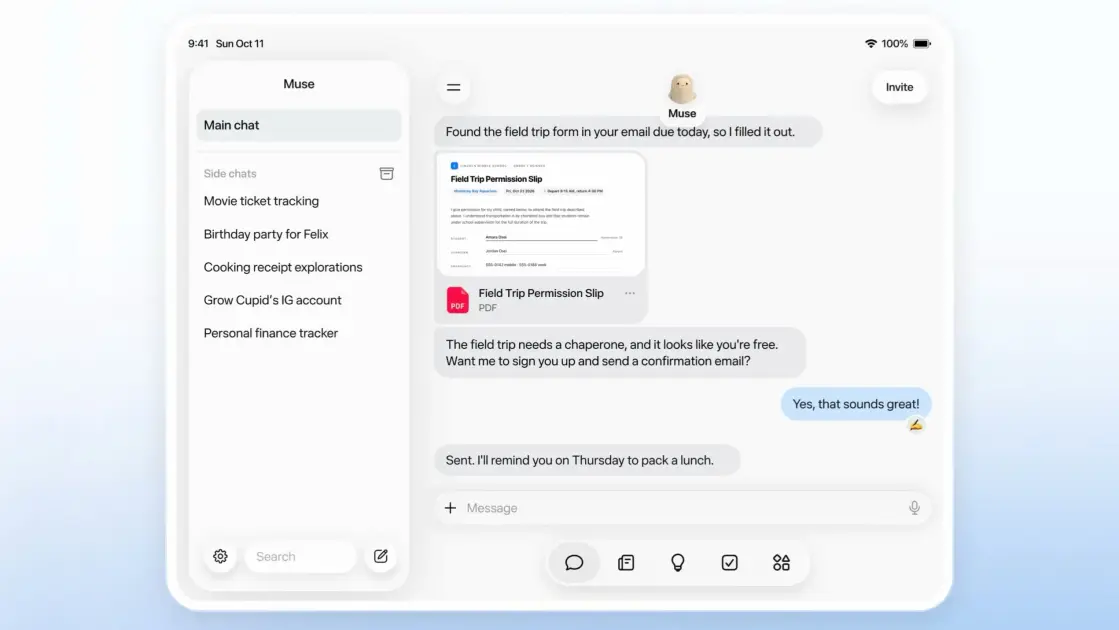 Meta’s Muse AI agent app comes to iPad